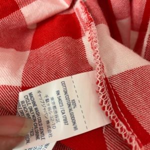 Old Navy Tops - OLD NAVY RED/WHITE PLAID FLANNEL SHIRT SIZE LARGE Old Navy Tops - OLD NAVY RED/WHITE PLAID FLANNEL SHIRT SIZE LARGE